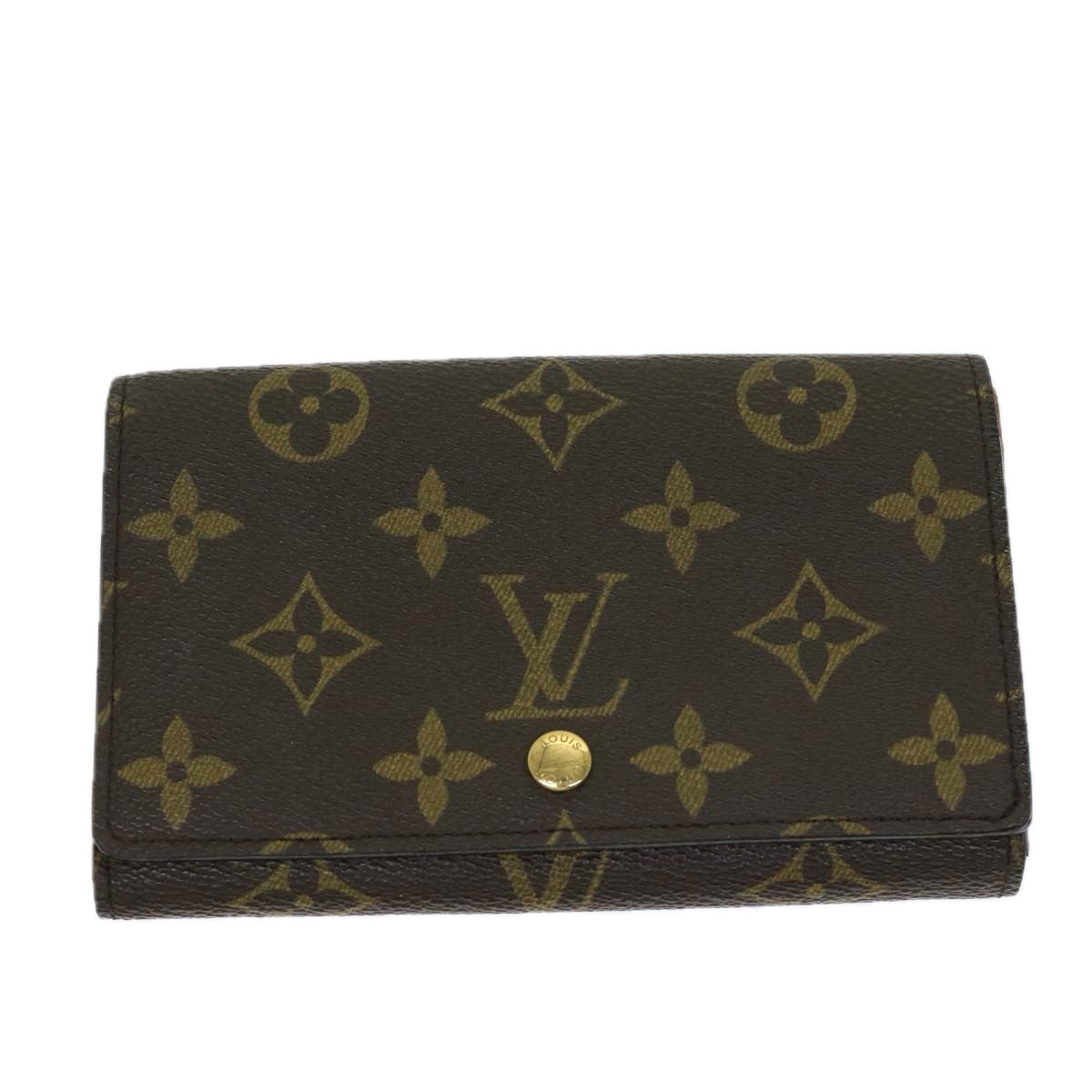 LOUIS VUITTON Monogram Portefeuille Tresol Wallet M61736 LV Auth bs12074 - 0