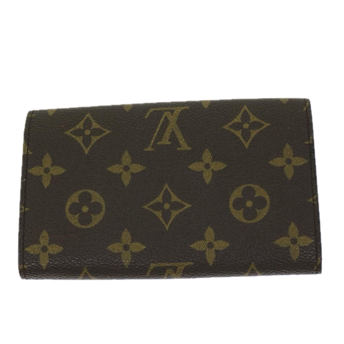 LOUIS VUITTON Monogram Portefeuille Tresol Wallet M61736 LV Auth bs12074