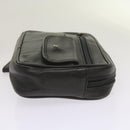 BALLY Clutch Shoulder Bag Leather 2Set Black Auth bs12075-16