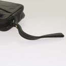 BALLY Clutch Shoulder Bag Leather 2Set Black Auth bs12075-19