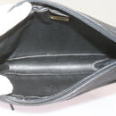 BALLY Clutch Shoulder Bag Leather 2Set Black Auth bs12075-23