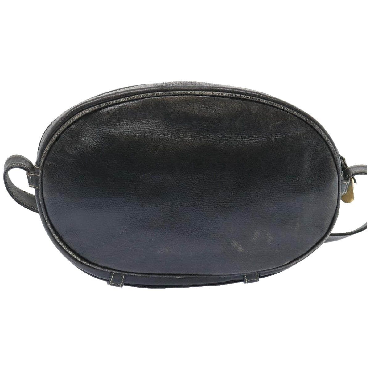 LOEWE Shoulder Bag Leather Black Auth bs12078