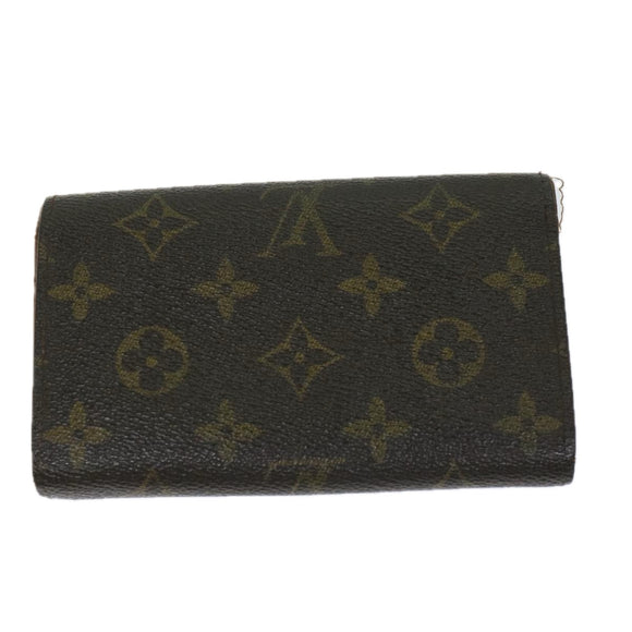 LOUIS VUITTON Monogram Portefeuille Tresol Wallet M61736 LV Auth bs12081