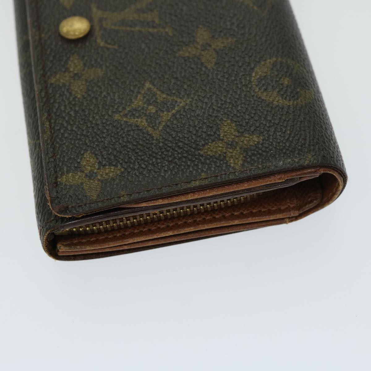 LOUIS VUITTON Monogram Portefeuille Tresol Wallet M61736 LV Auth bs12081