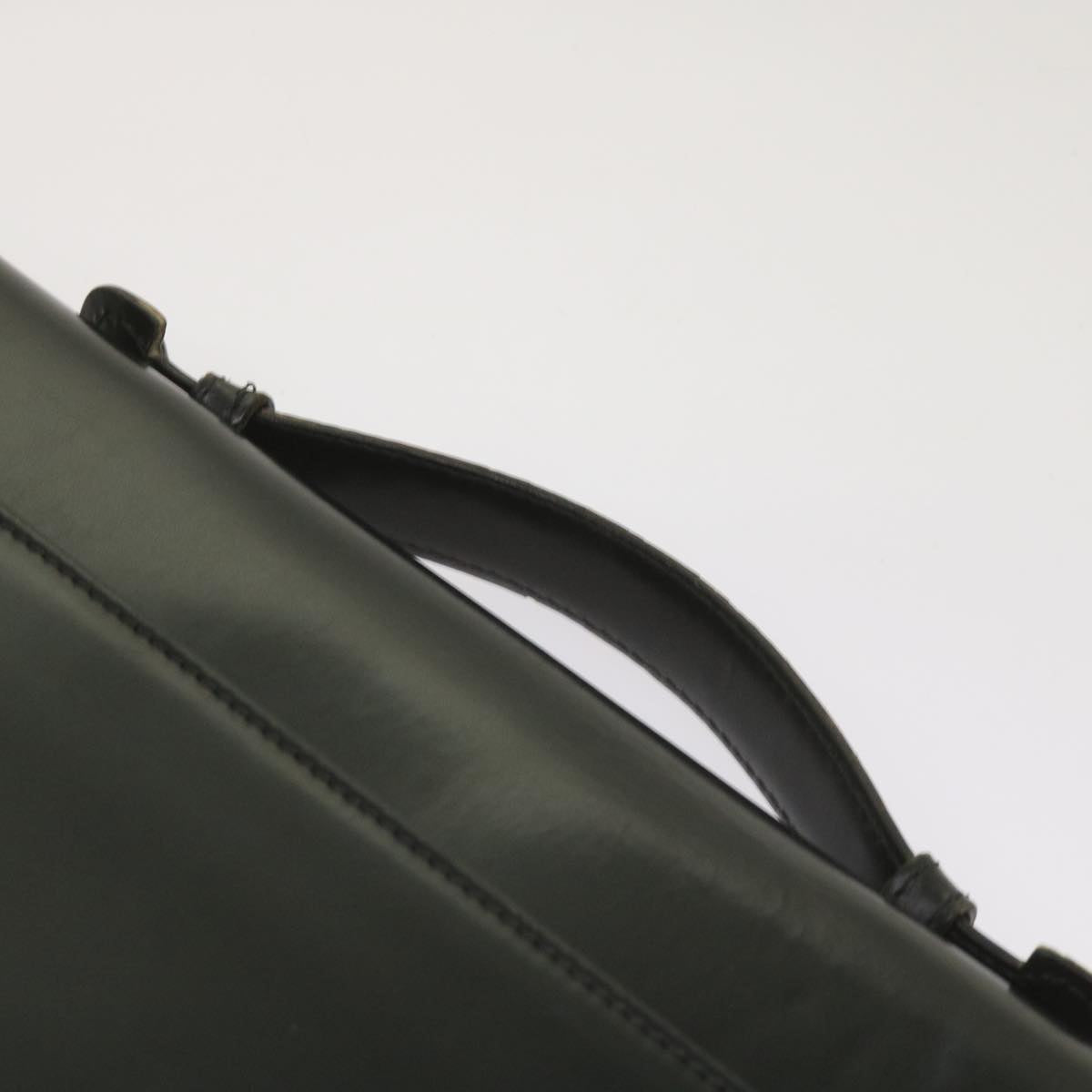 Salvatore Ferragamo Hand Bag Leather 2Set Black Auth bs12088