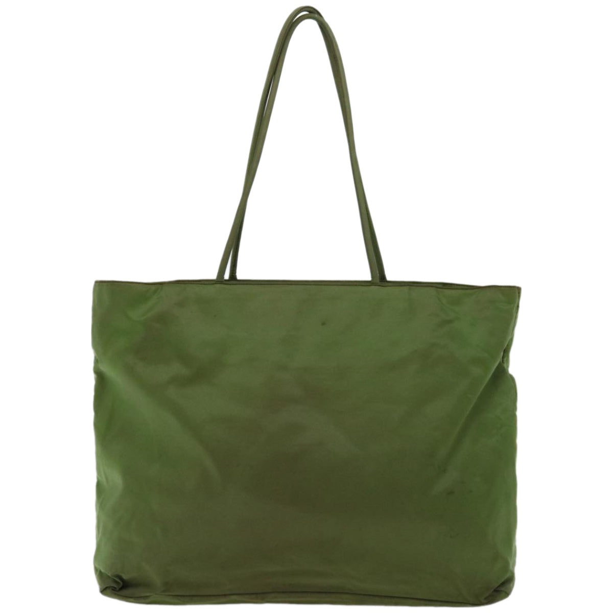 PRADA Shoulder Bag Nylon Khaki Auth bs12091 - 0