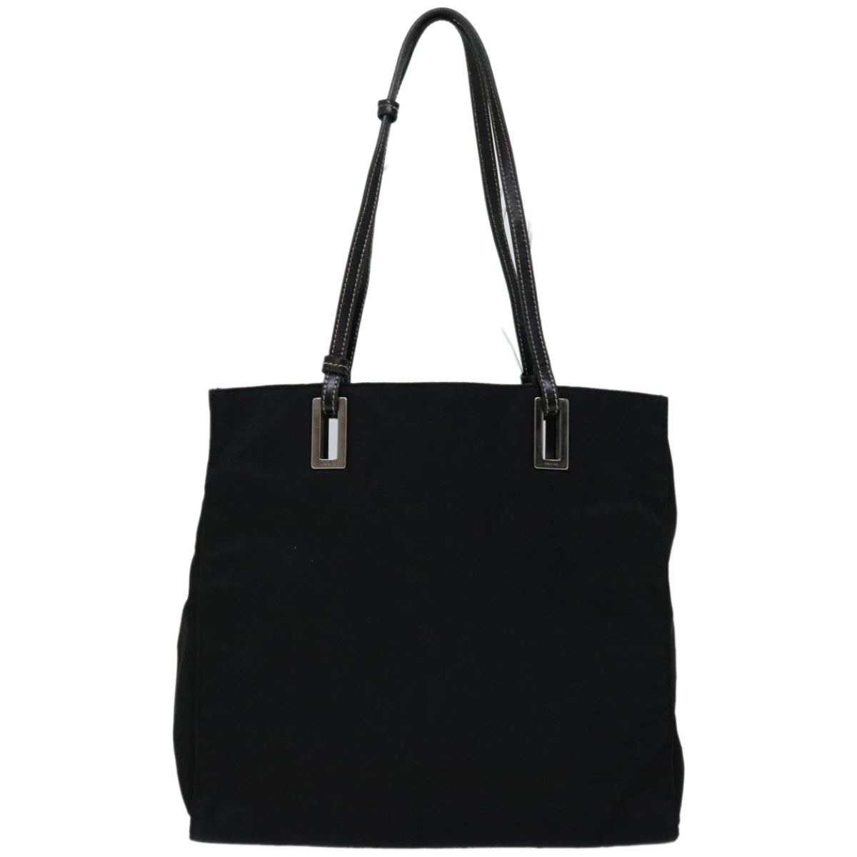 PRADA Hand Bag Nylon Black Auth bs12093 - 0