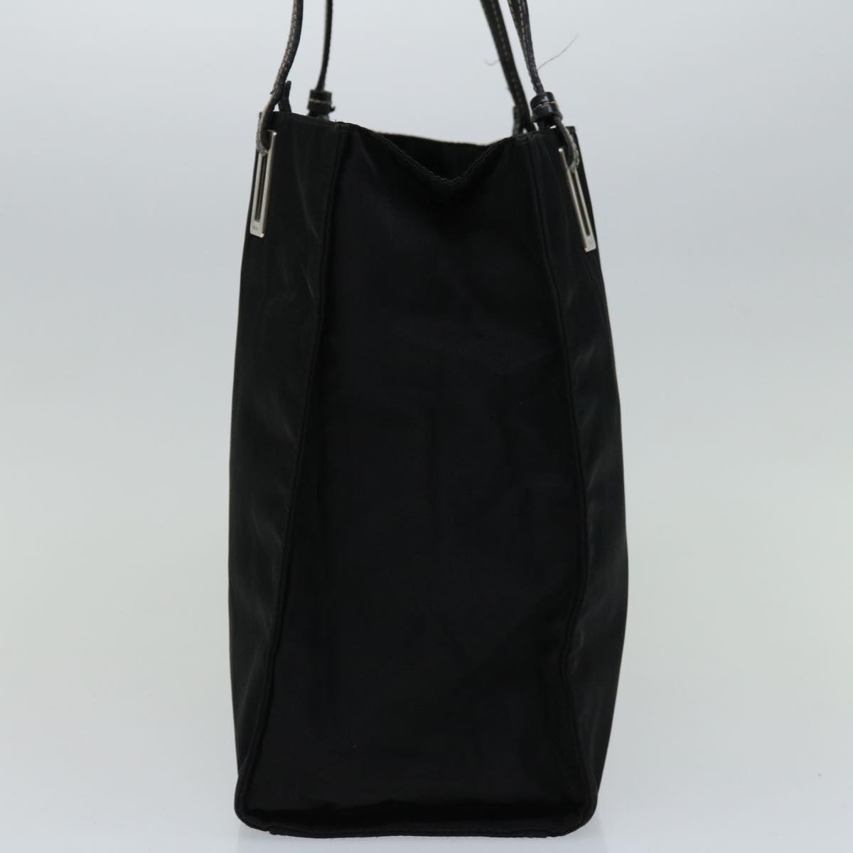 PRADA Hand Bag Nylon Black Auth bs12093
