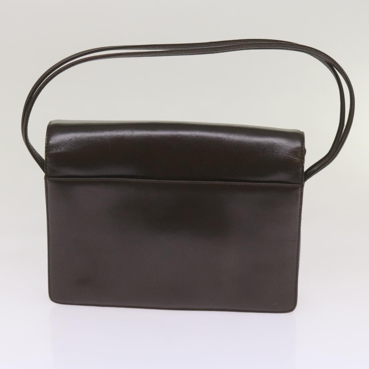 LOEWE Hand Bag Canvas Leather 2Set Beige Brown Auth bs12094