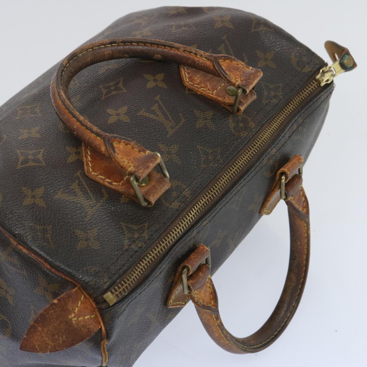 LOUIS VUITTON Monogram Speedy 25 Hand Bag M41528 LV Auth bs12097