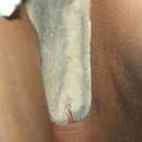 Christian Dior Honeycomb Canvas Clutch Bag PVC Leather Black Auth bs12112-14