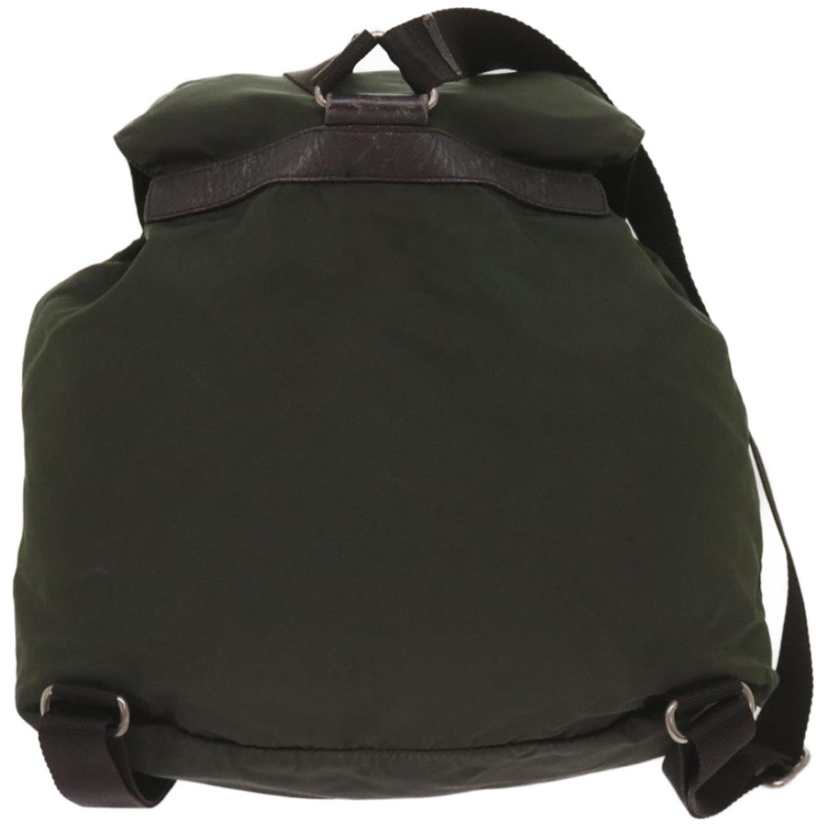PRADA Backpack Nylon Khaki Auth bs12125