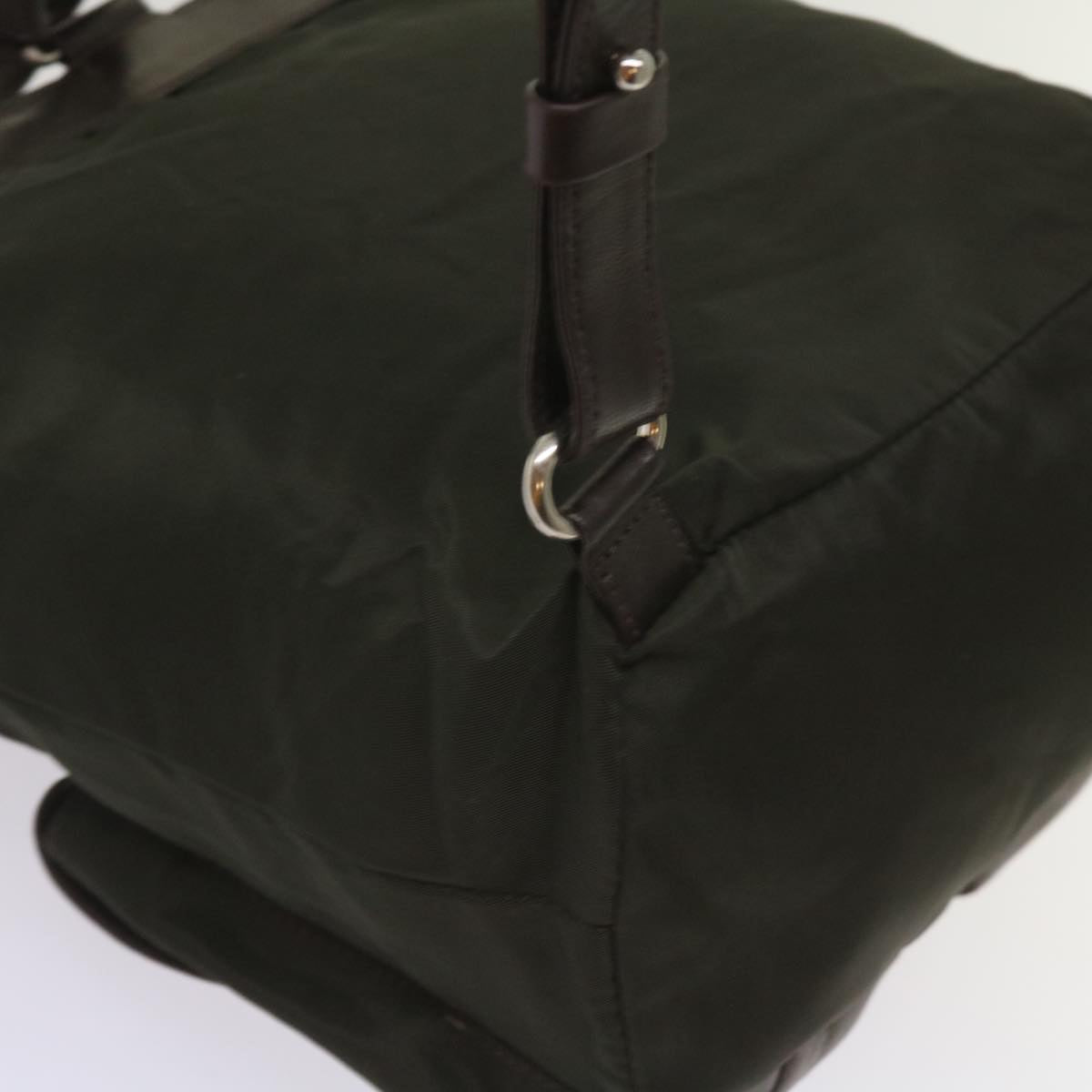 PRADA Backpack Nylon Green Auth bs12126