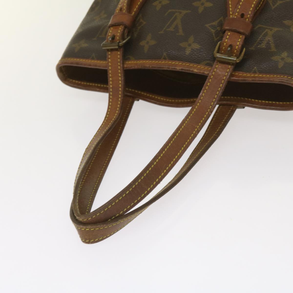 LOUIS VUITTON Monogram Bucket PM Shoulder Bag M42238 LV Auth bs12137