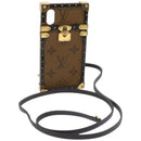 LOUIS VUITTON Monogram Reverse Eye Trunk iPhone X Case M62619 LV Auth bs12140-1