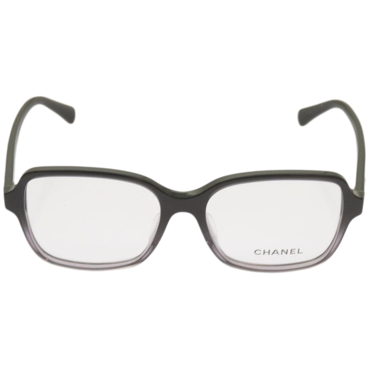 CHANEL Glasses plastic Black CC Auth bs12145 - 0