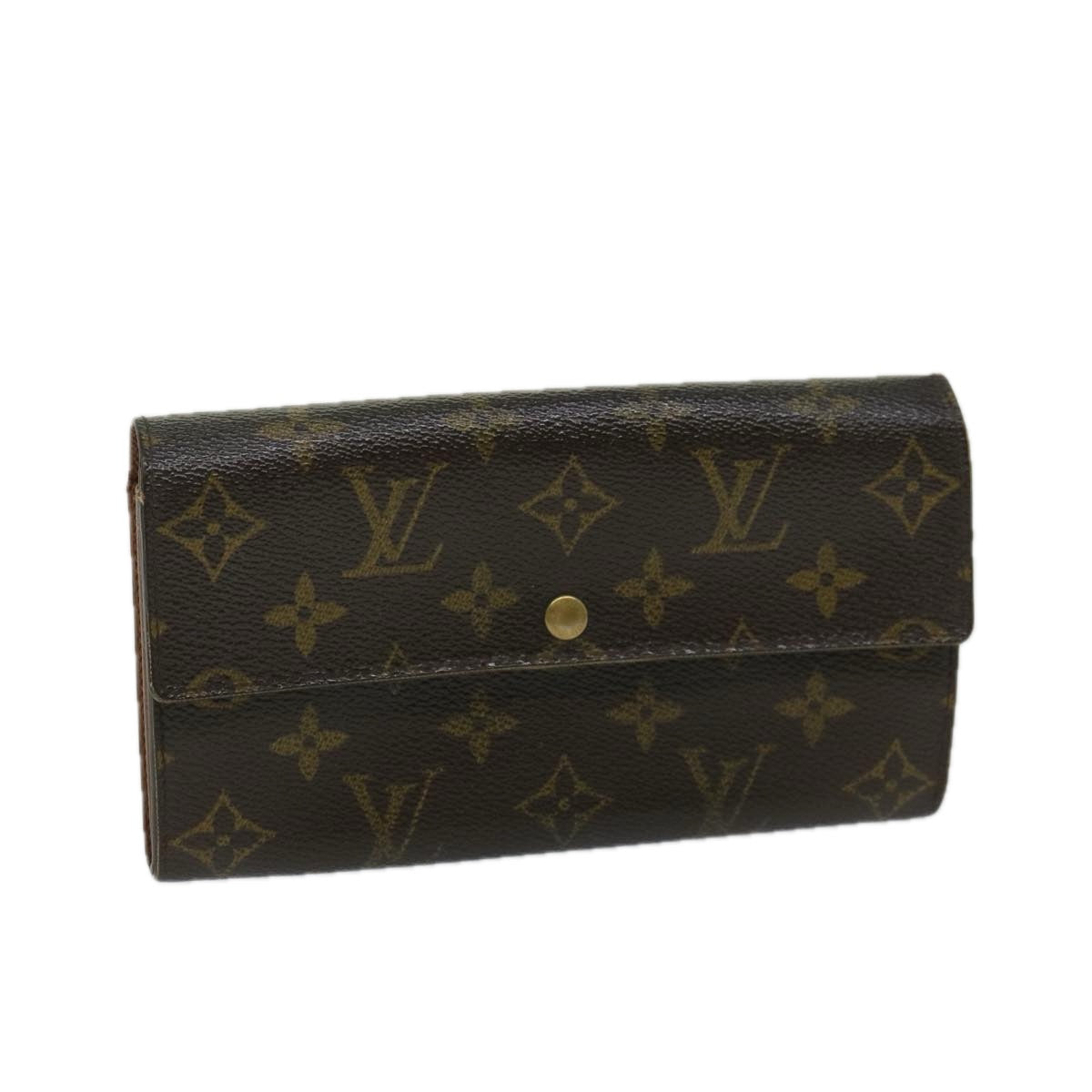 LOUIS VUITTON Monogram Portefeuille Sarah Long Wallet M60531 LV Auth bs12149