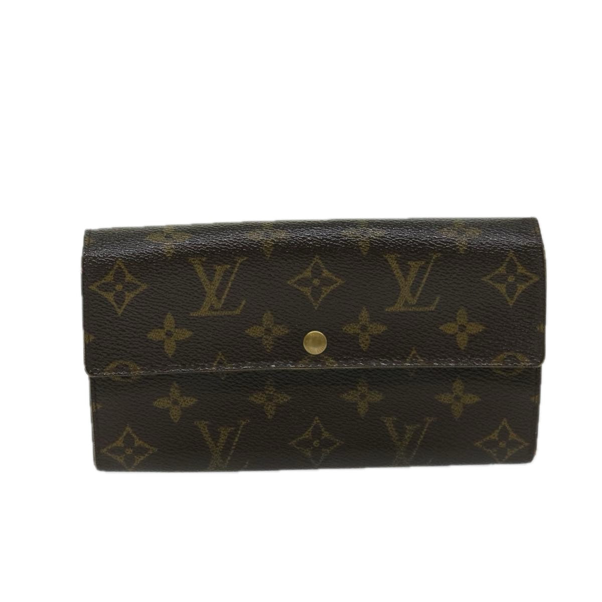 LOUIS VUITTON Monogram Portefeuille Sarah Long Wallet M60531 LV Auth bs12149 - 0