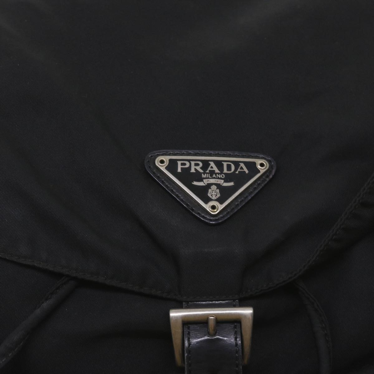 PRADA Backpack Nylon Black Auth bs12157