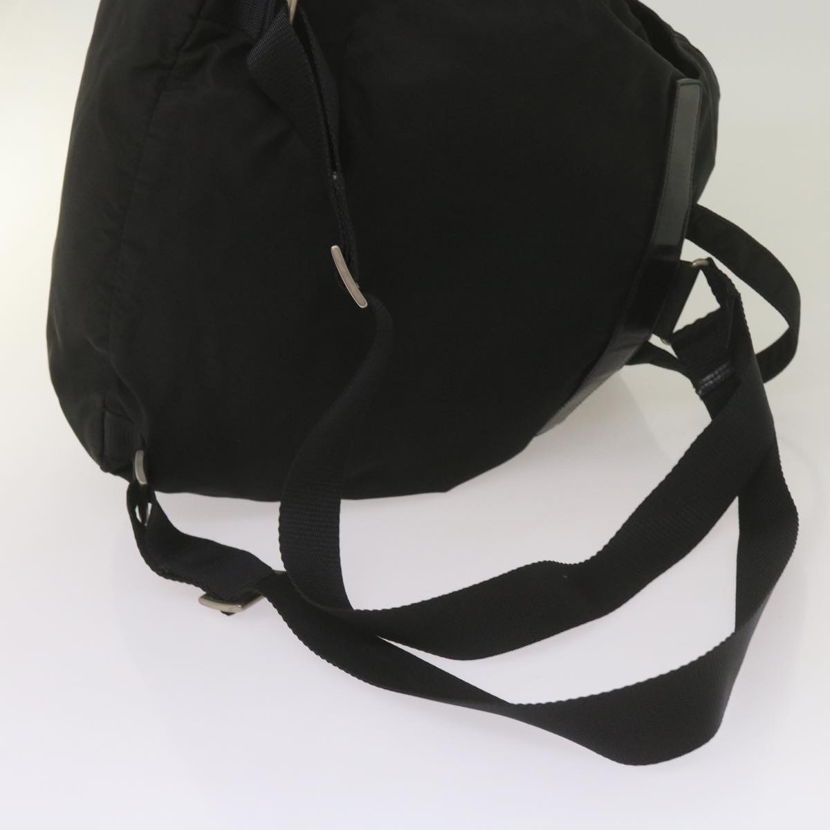 PRADA Backpack Nylon Black Auth bs12157