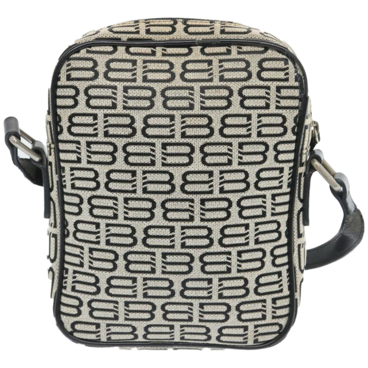 BALENCIAGA Shoulder Bag Canvas Beige Auth bs12164 - 0