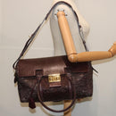 LOUIS VUITTON Monogram Volupte Psyche Hand Bag 2way Bordeaux M93475 Auth bs12168-27