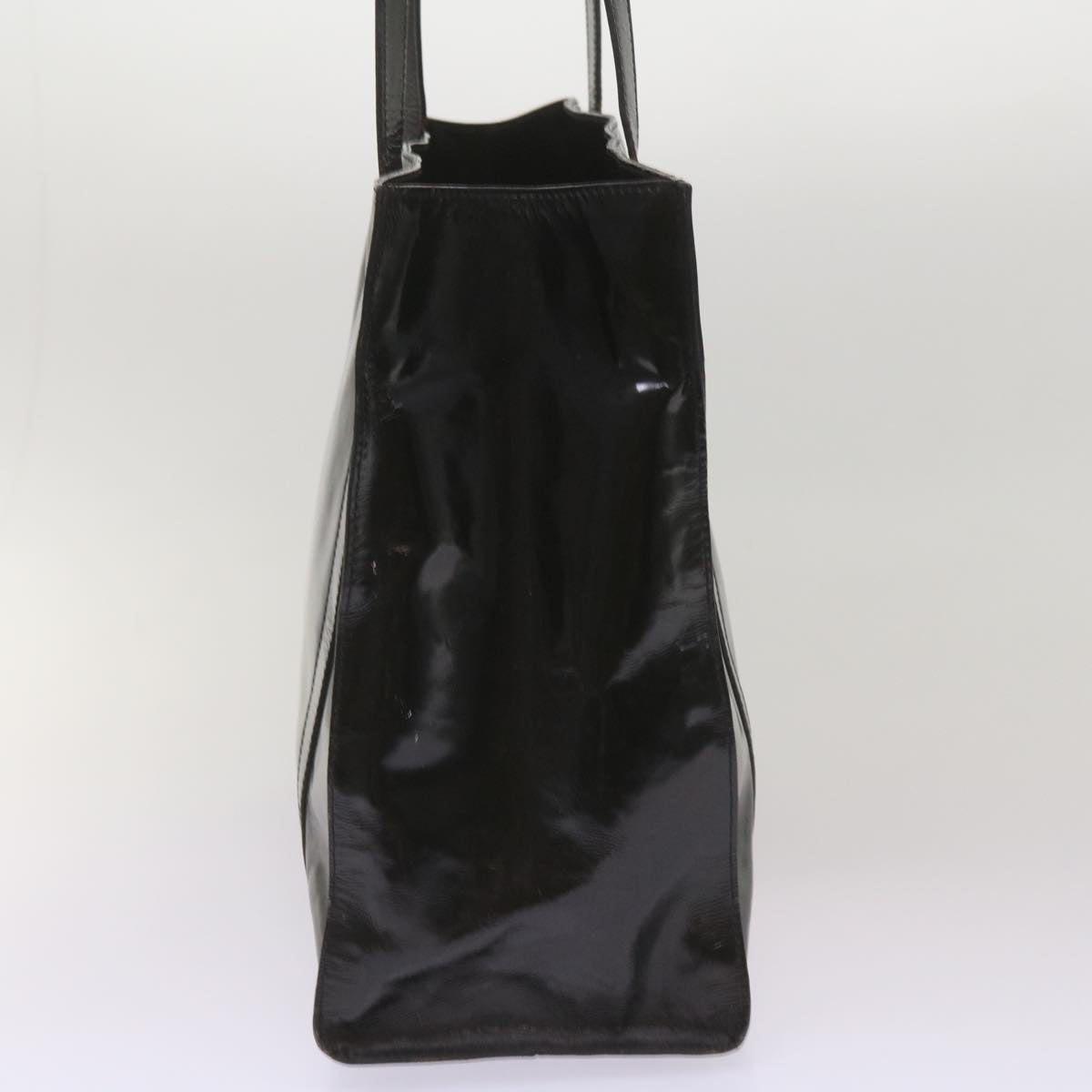 PRADA Tote Bag Leather Nylon 2Set Black Pink Auth bs12172