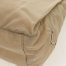 PRADA Shoulder Bag Nylon Beige Auth bs12189-14