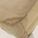 PRADA Shoulder Bag Nylon Beige Auth bs12189-15