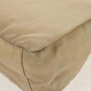PRADA Shoulder Bag Nylon Beige Auth bs12189-16