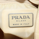 PRADA Shoulder Bag Nylon Beige Auth bs12189-18
