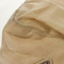 PRADA Shoulder Bag Nylon Beige Auth bs12189-7