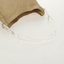 PRADA Shoulder Bag Nylon Beige Auth bs12189-9