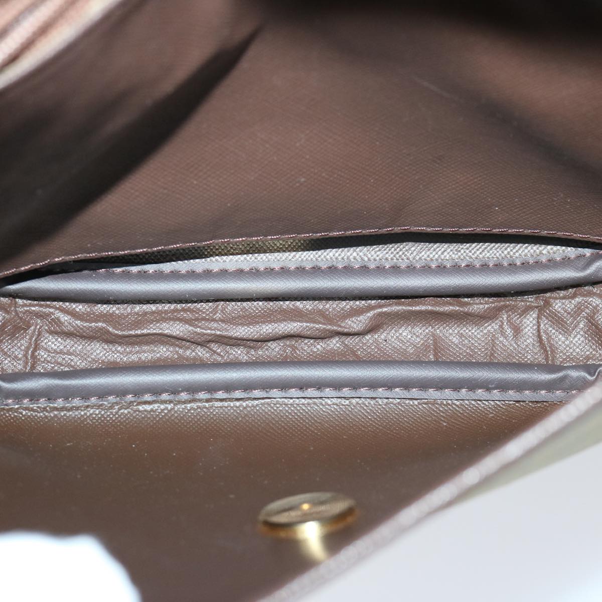 Burberrys Nova Check Shoulder Bag Canvas Beige Auth bs12210
