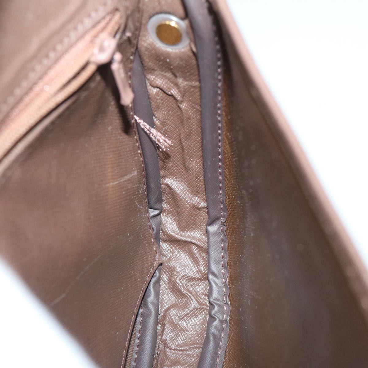 Burberrys Nova Check Shoulder Bag Canvas Beige Auth bs12210