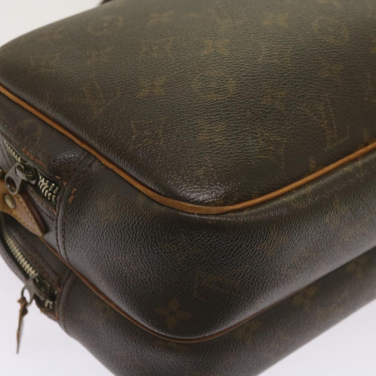 LOUIS VUITTON Monogram Reporter PM Shoulder Bag M45254 LV Auth bs12230