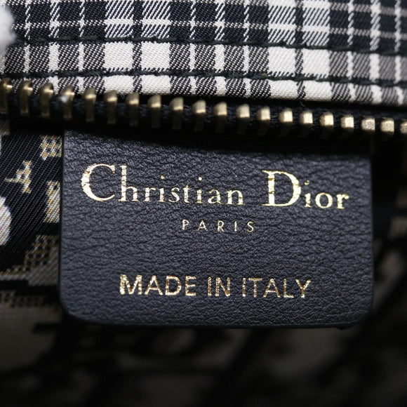 Christian Dior Clutch Bag Nylon Black Auth bs12231V