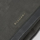 BVLGARI Shoulder Bag PVC Canvas Black Auth bs12281-17