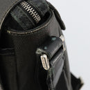 BVLGARI Shoulder Bag PVC Canvas Black Auth bs12281-18