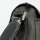BVLGARI Shoulder Bag PVC Canvas Black Auth bs12281-11
