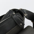 BVLGARI Shoulder Bag PVC Canvas Black Auth bs12281-22