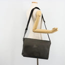 BVLGARI Shoulder Bag PVC Canvas Black Auth bs12281-30
