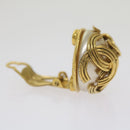 CHANEL Earring Gold CC Auth bs12292-12