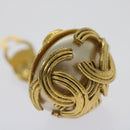 CHANEL Earring Gold CC Auth bs12292-13