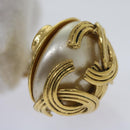 CHANEL Earring Gold CC Auth bs12292-6