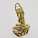 CHANEL Earring Gold CC Auth bs12292-7