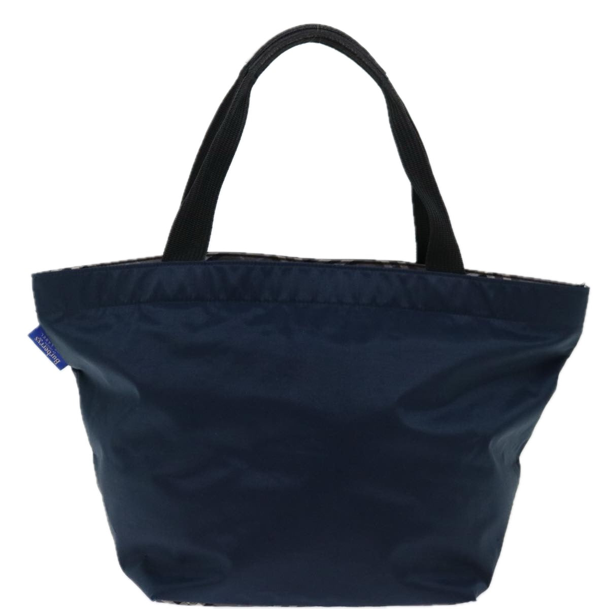 Burberrys Blue Label Hand Bag Nylon Navy Auth bs12309