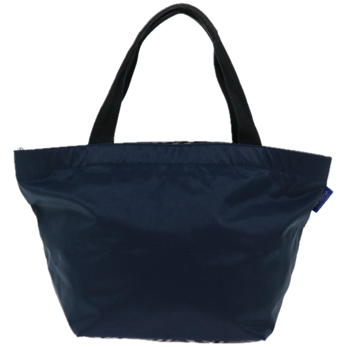 Burberrys Blue Label Hand Bag Nylon Navy Auth bs12309 - 0