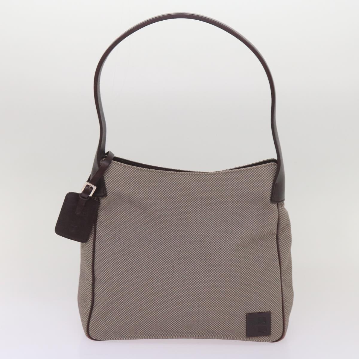 BALLY Shoulder Bag Canvas 3Set Beige Brown Auth bs12338