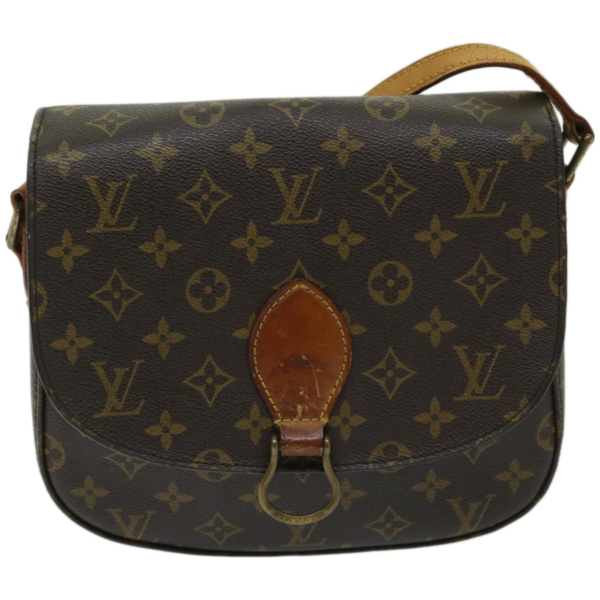 LOUIS VUITTON Monogram Saint Cloud GM Shoulder Bag M51242 LV Auth bs12363